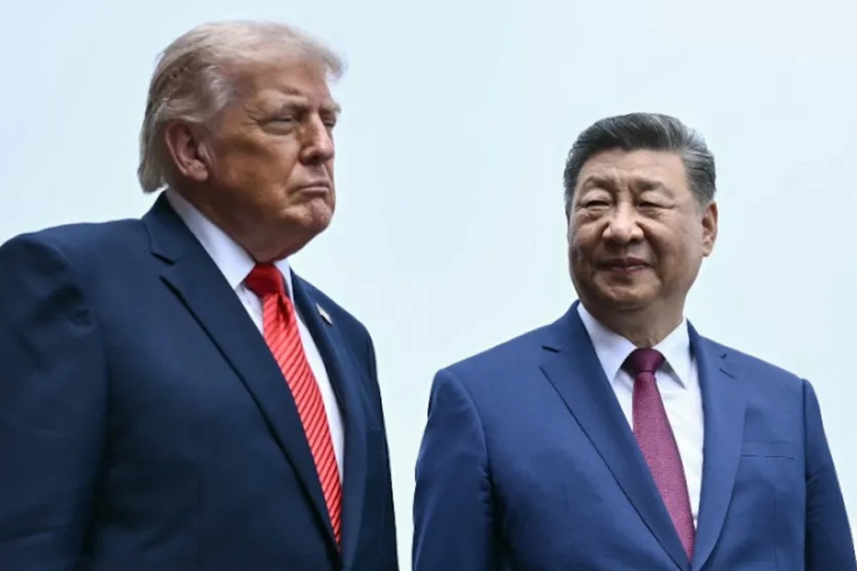Salesman Trump leaves China with very little in his bag