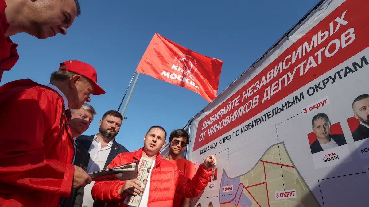 Watch the level of coercion as Russians vote in wartime elections